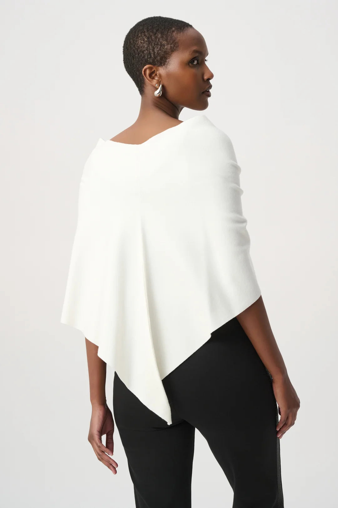 Joseph Ribkoff Faux Fur Draped Cover Up