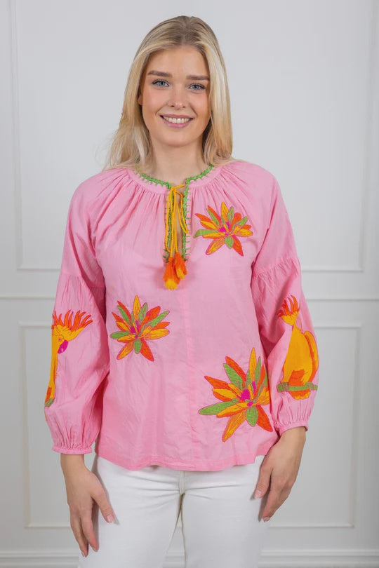 Place Du Soleil Rosa Lily Blouse