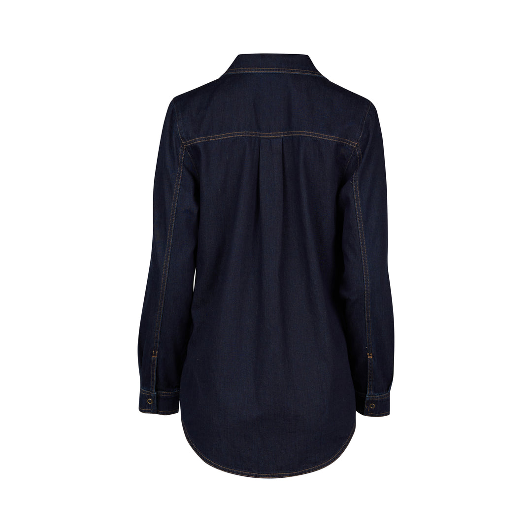 Vassalli Denim Shirt with Poppers