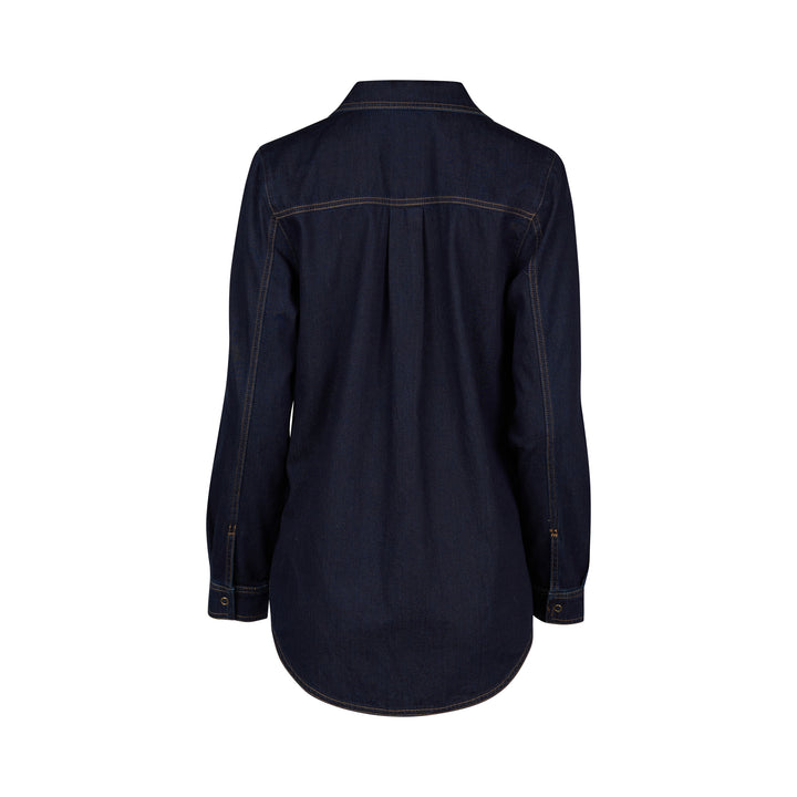 Vassalli Denim Shirt with Poppers
