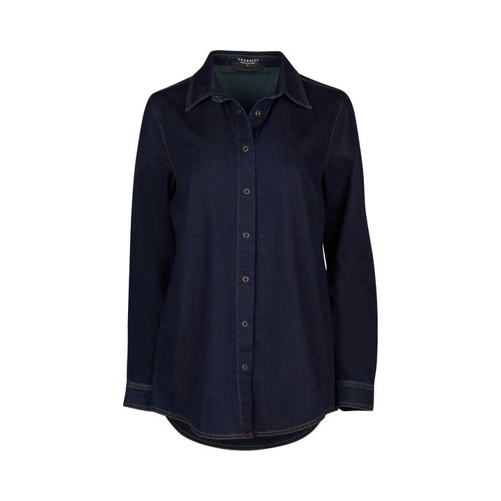 Vassalli Denim Shirt with Poppers