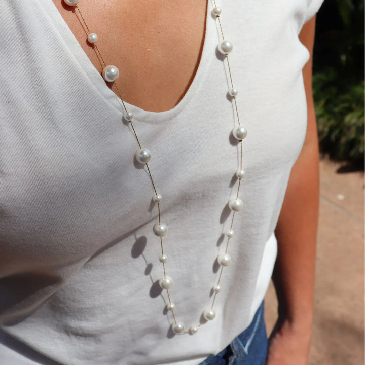 Shell Perle Long Necklace