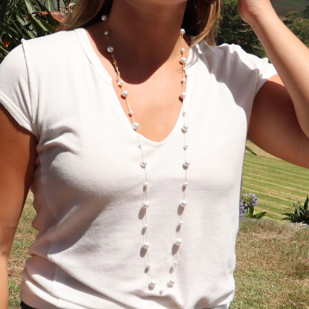 Shell Perle Long Necklace