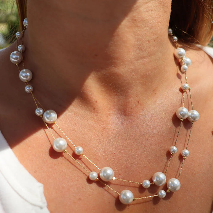 Shell Perle Long Necklace
