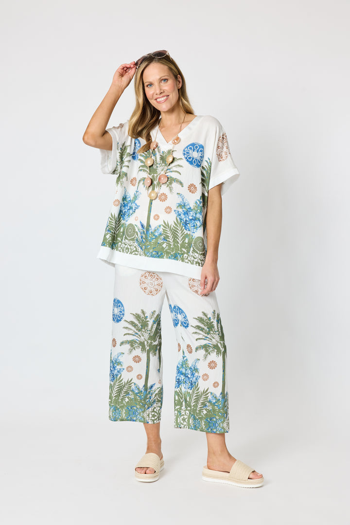 Clarity Escape Print Top