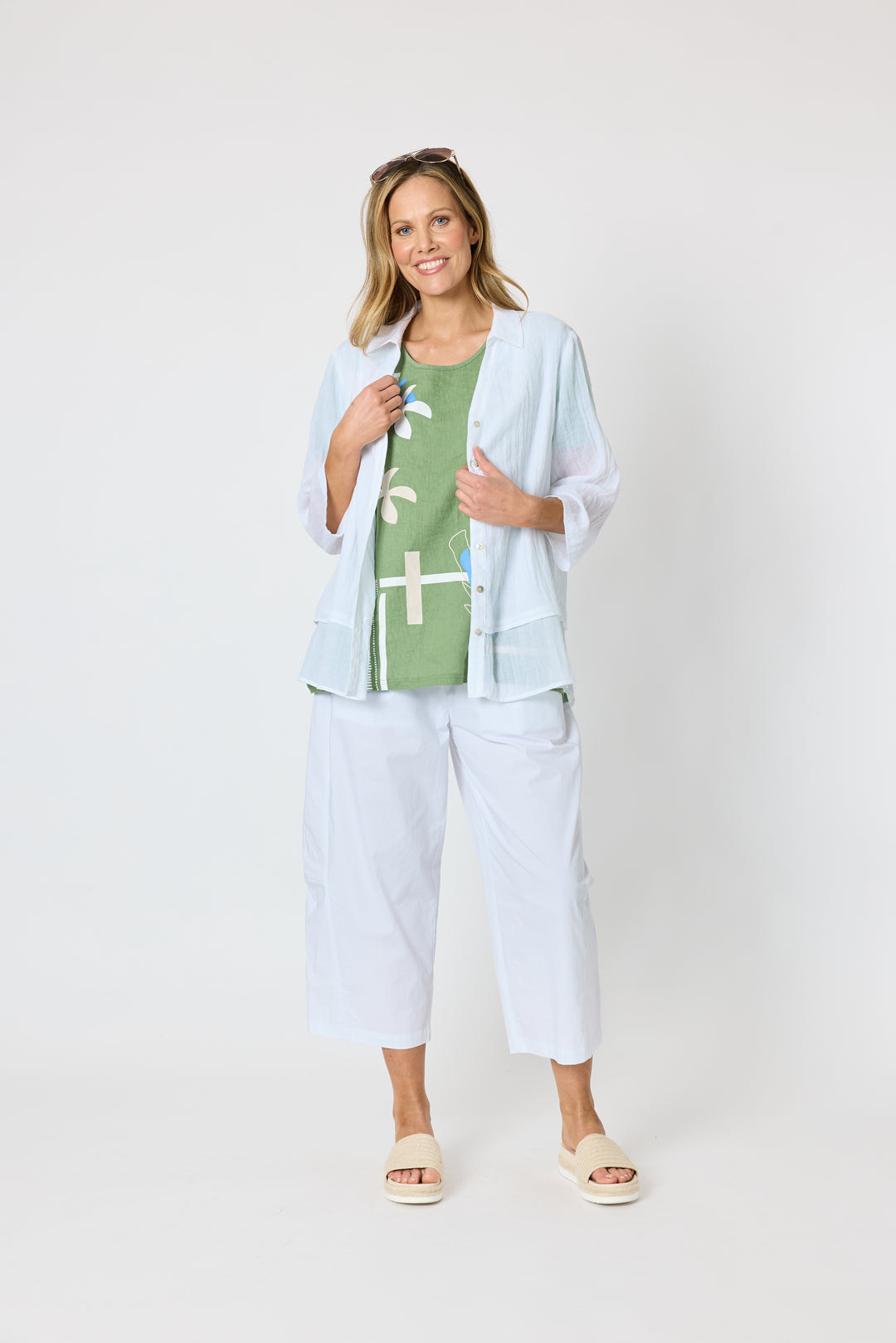 Clarity Bay Leaf Top