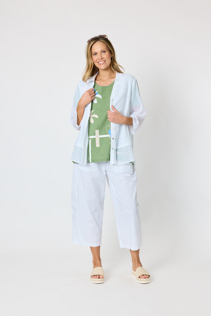 Clarity Bay Leaf Top