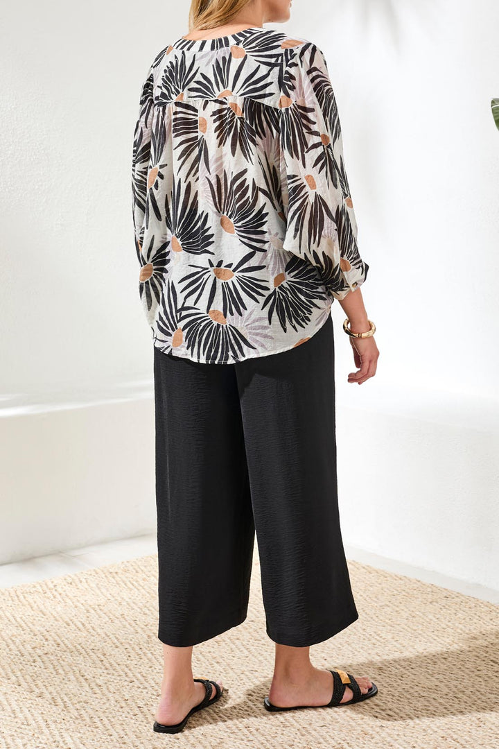 Tribal Dolman Sleeve Blouse