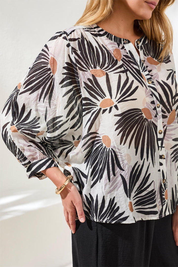 Tribal Dolman Sleeve Blouse