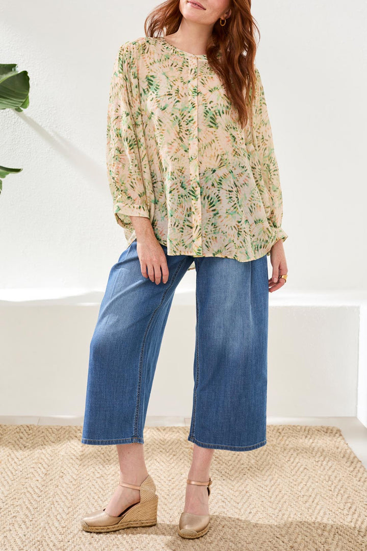 Tribal Dolman Sleeve Blouse