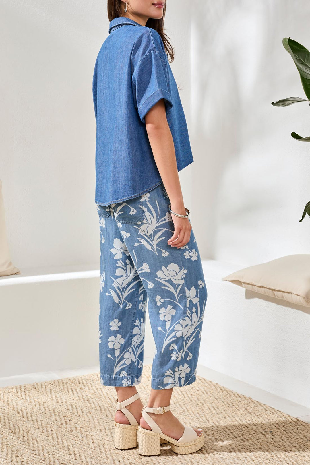 Tribal Flowy Popover Shirt