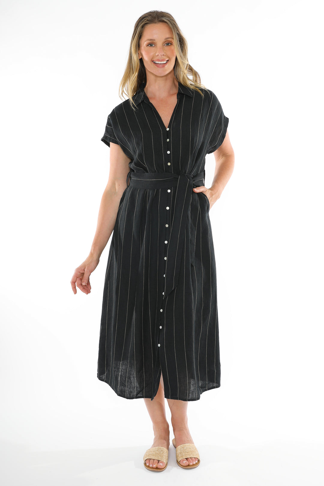 Jump Wide Stripe Dress