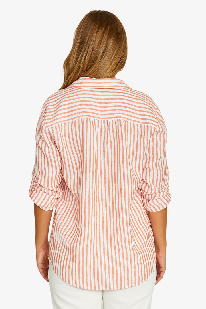 Jump Striped Linen Shirt