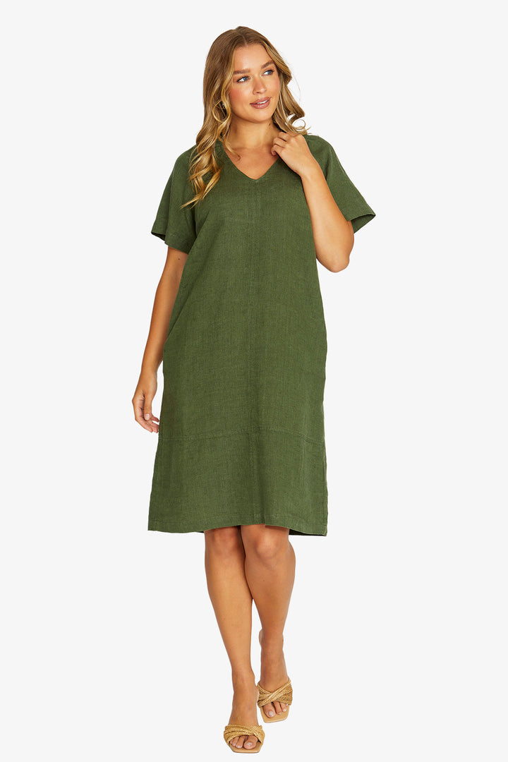Jump Flutter Sleeve Dress