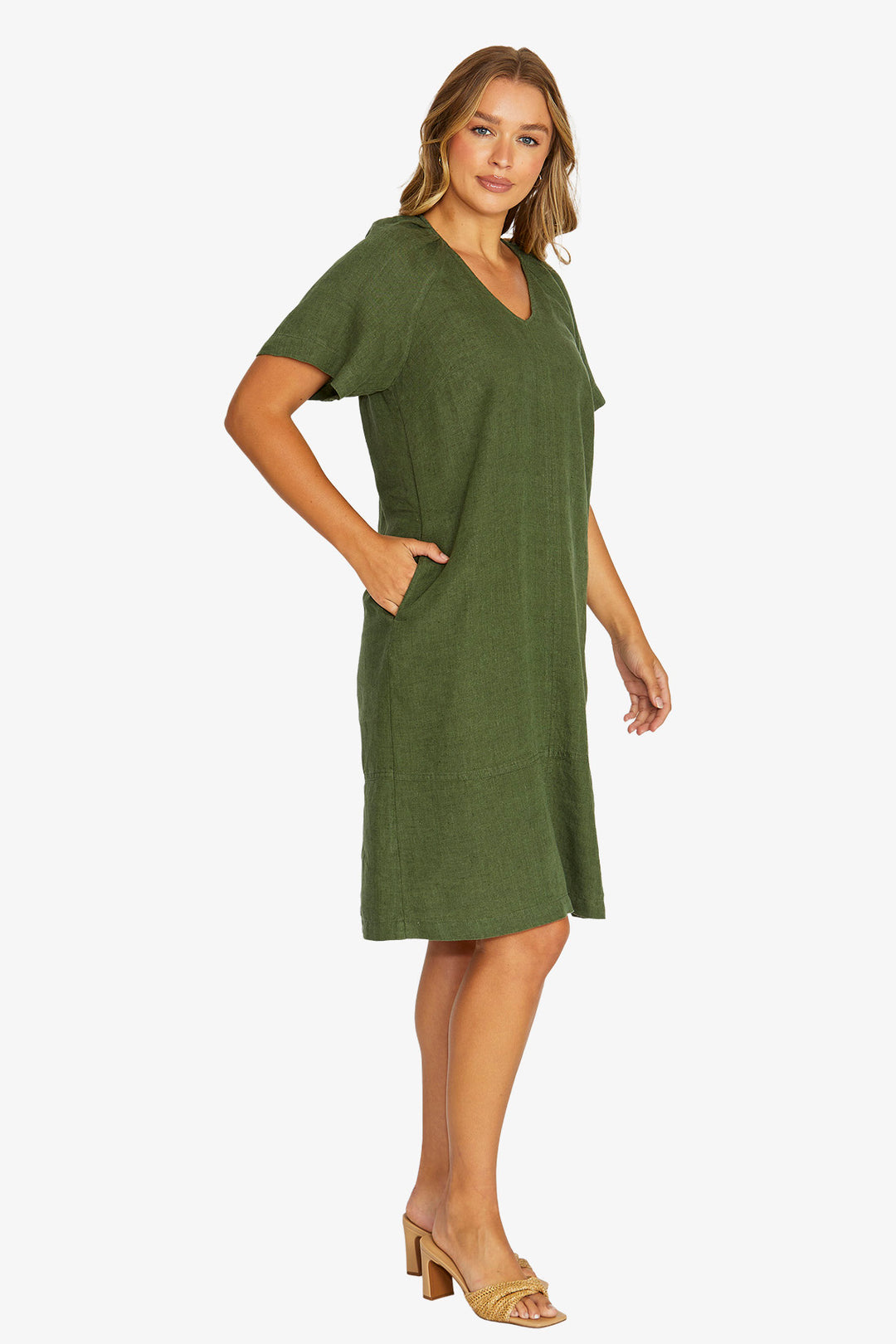 Jump Flutter Sleeve Dress