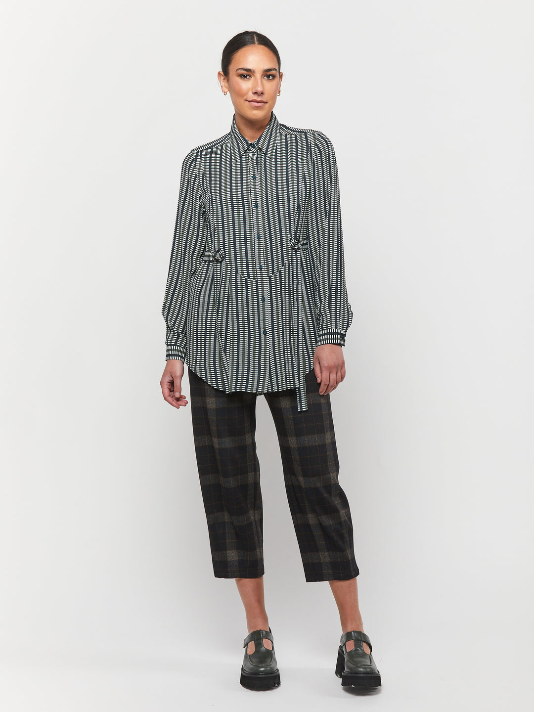 OBI Lattice Tuxedo Shirt