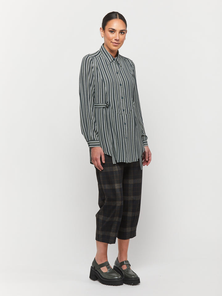 OBI Lattice Tuxedo Shirt