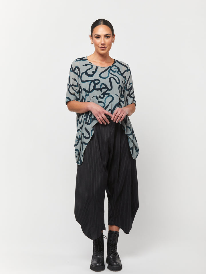 OBI Medusa Drape Top