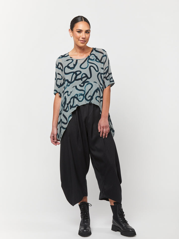 OBI Medusa Drape Top