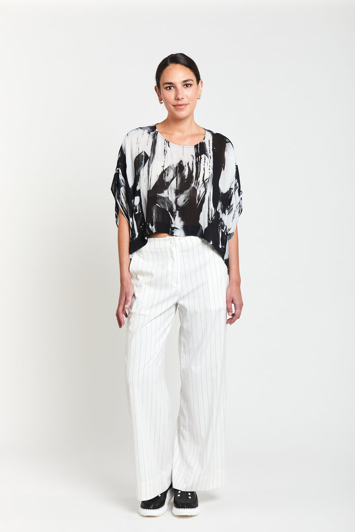 OBI Cityscape Cropped Tee