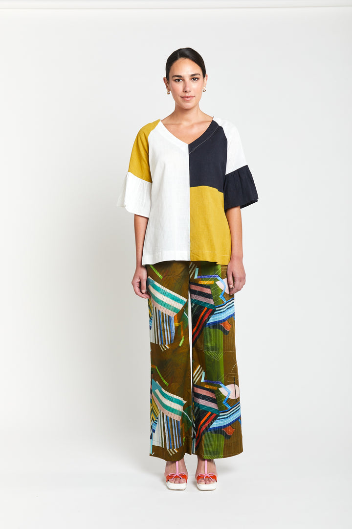 OBI Hudson Patchwork Top