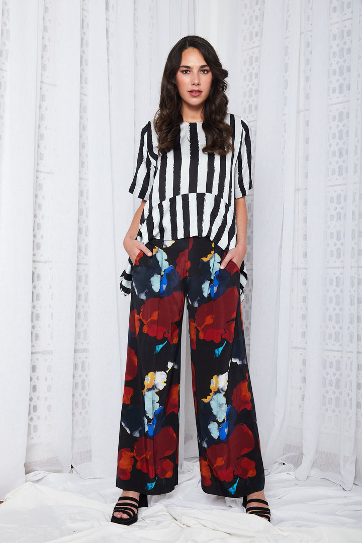 OBI Painterly Drape Top