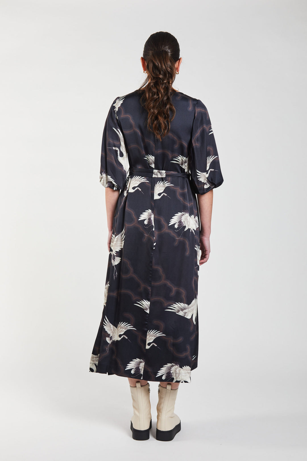 Obi Crane Shift Dress