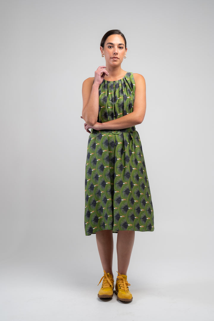 Obi Toucan Pleated Sundress