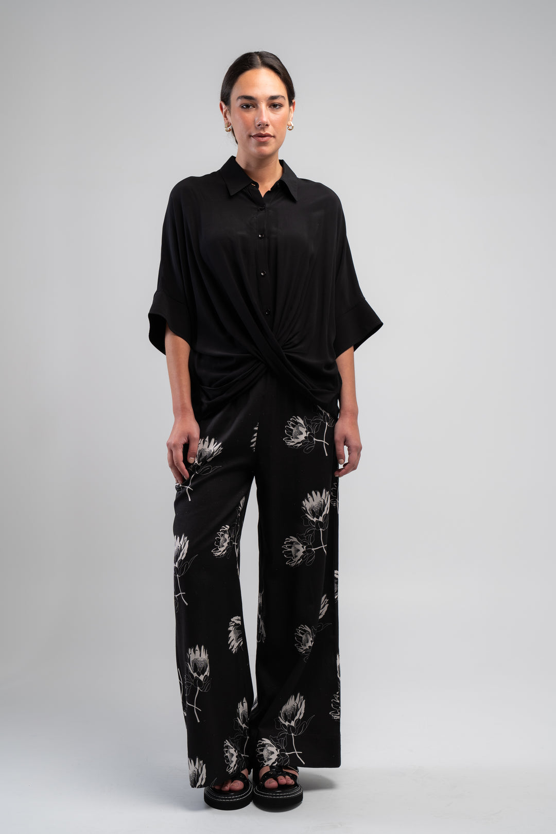 Obi Poppy Crossover Shirt