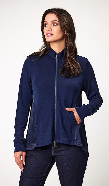 Julia Zip Front Merino Jacket