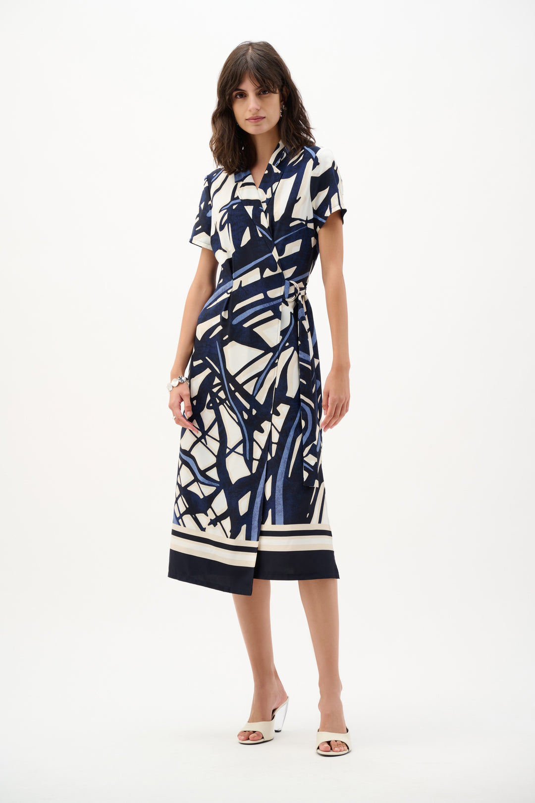 Joseph Ribkoff Abstract Print Dress