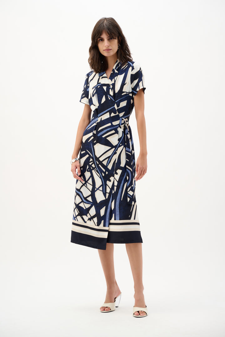 Joseph Ribkoff Abstract Print Dress