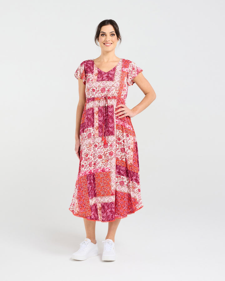 Blackstone Audrey Tassel tie Dress