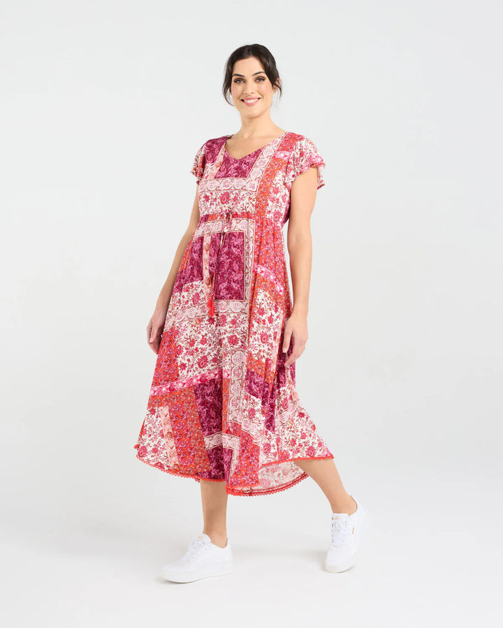 Blackstone Audrey Tassel tie Dress