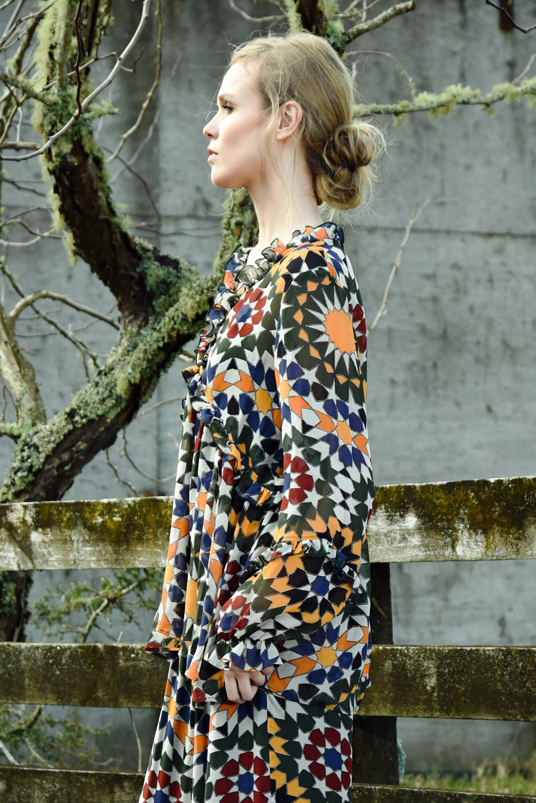 Curate Shadow Frill Top