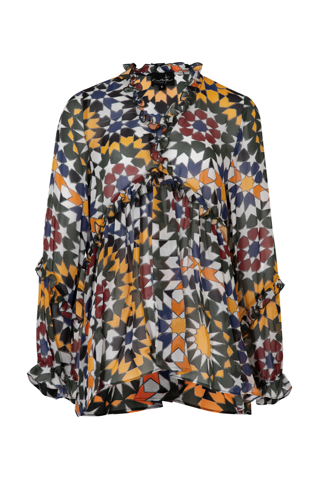 Curate Shadow Frill Top
