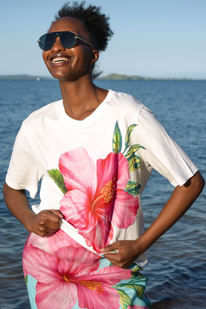 Curate Hibiscus Of Time T-Shirt