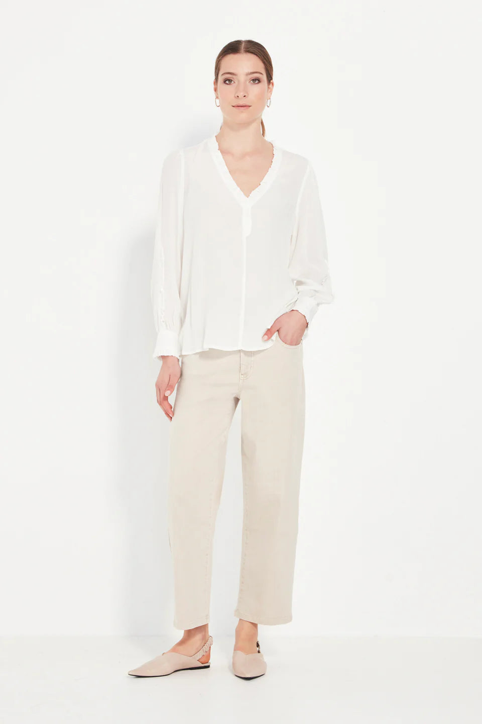 Verge Cascade Blouse