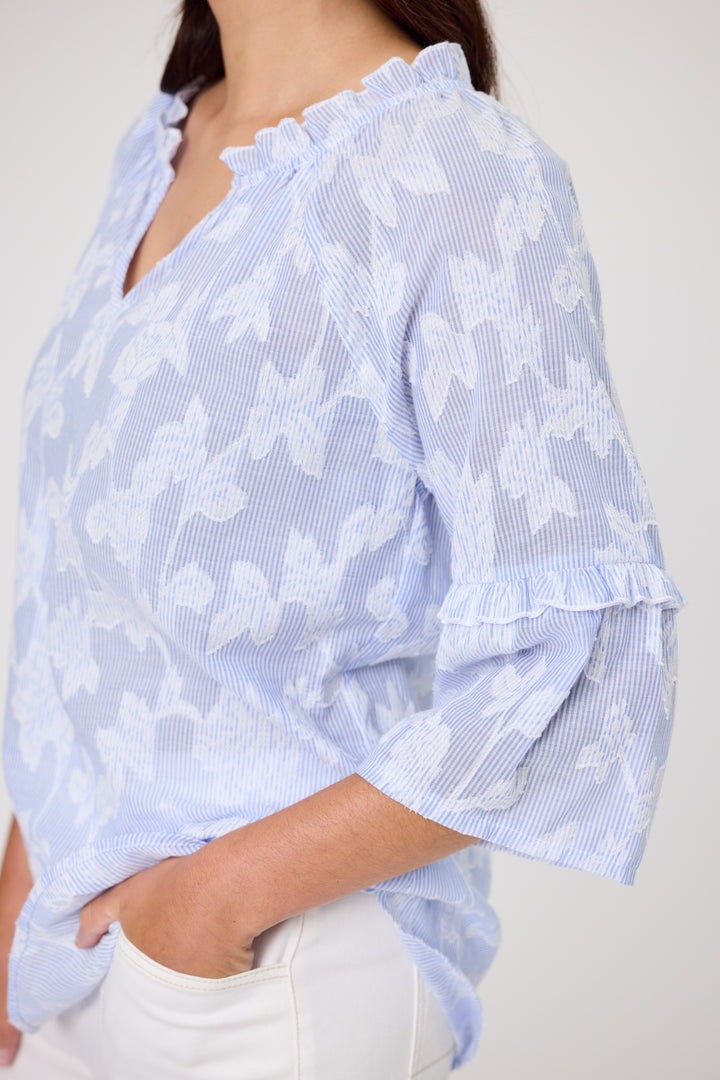 Duo Gala Frill Top