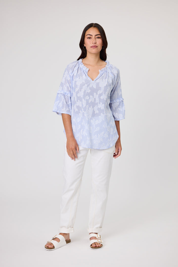Duo Gala Frill Top