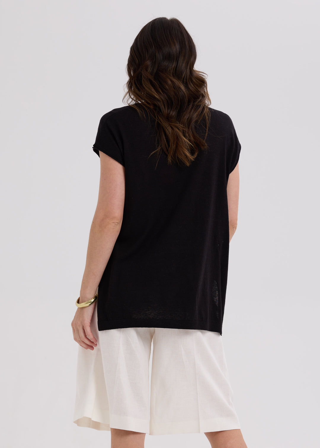 LD&Co Linen Drape Top