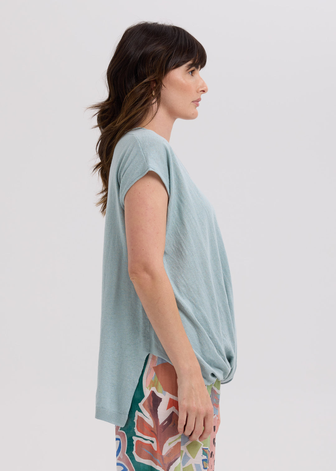 LD&Co Linen Drape Top