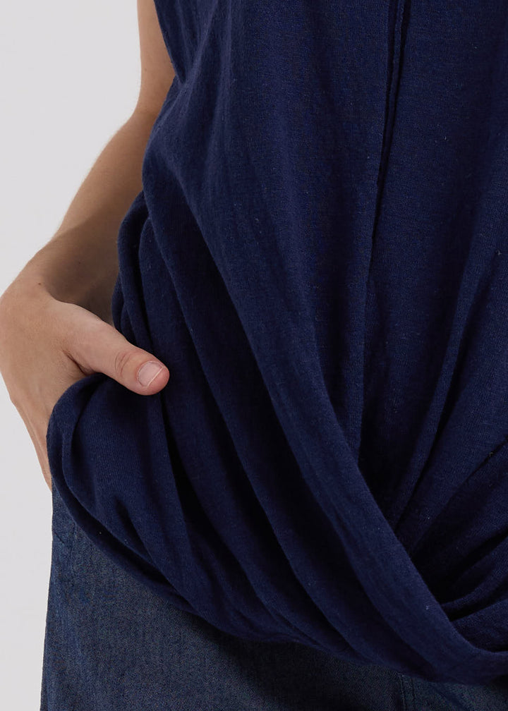 LD&Co Linen Drape Top