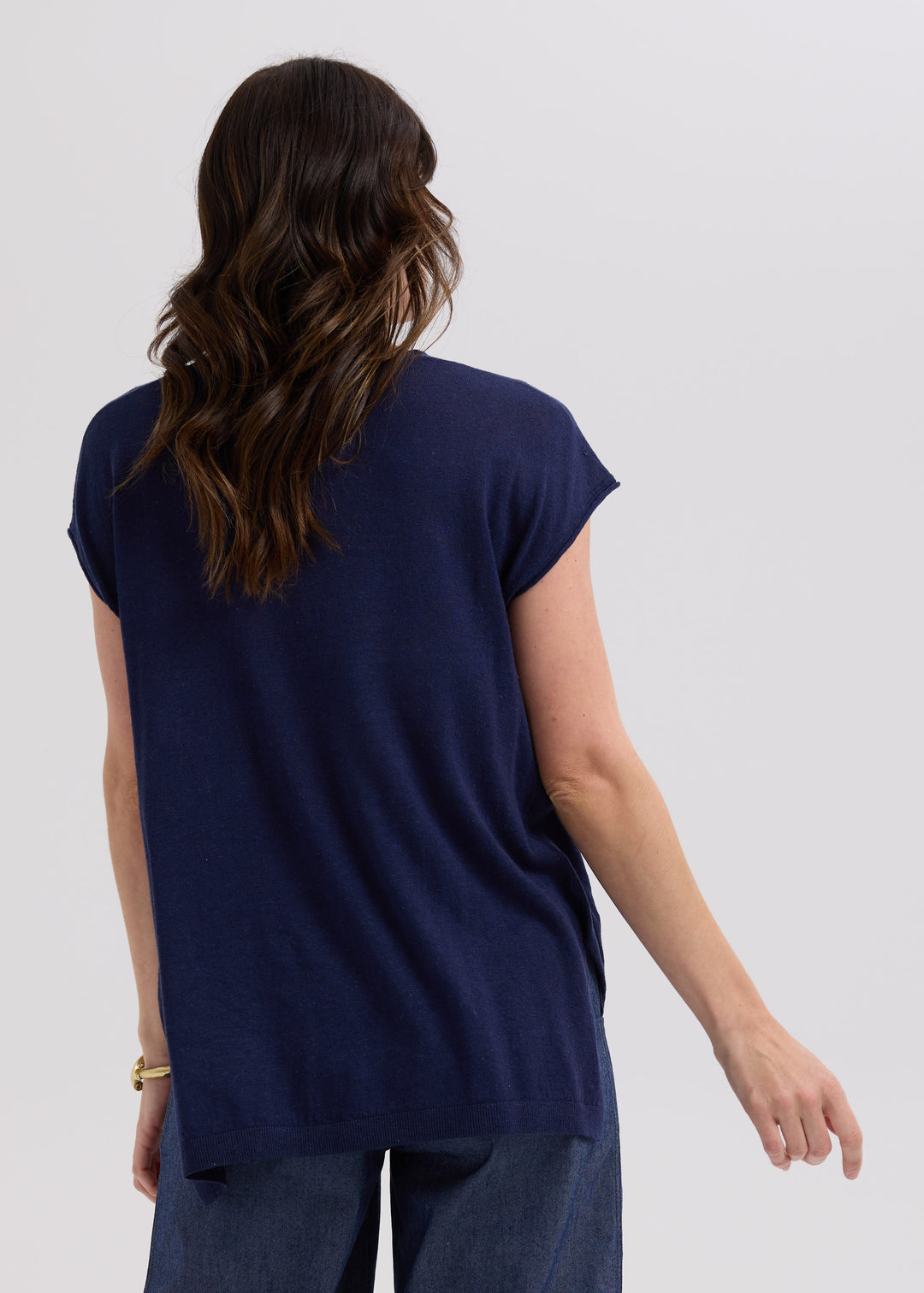 LD&Co Linen Drape Top