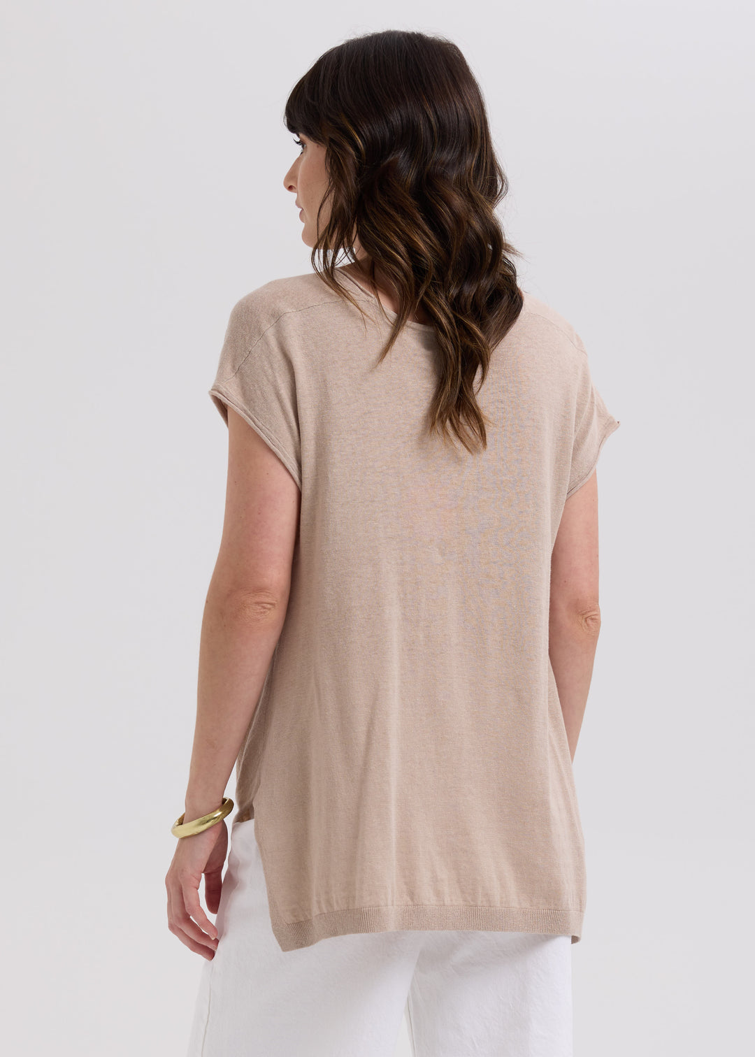 LD&Co Linen Drape Top