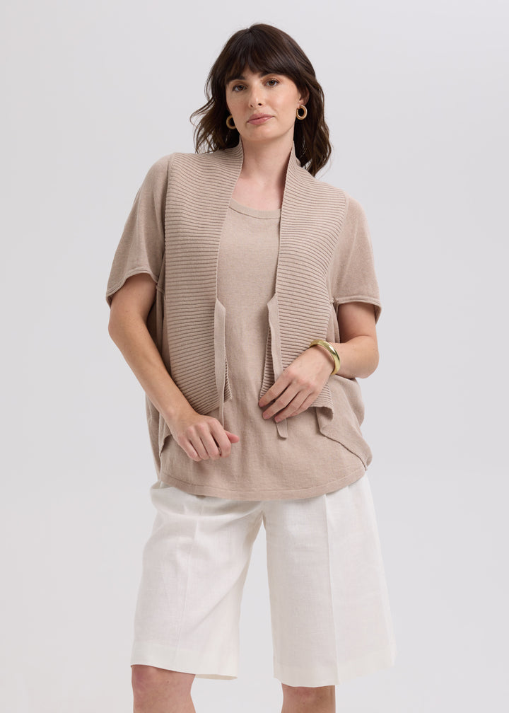 LD&Co Linen Tie Cardi