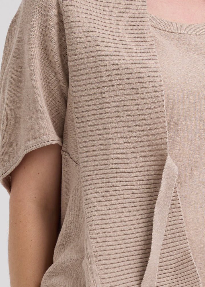 LD&Co Linen Tie Cardi