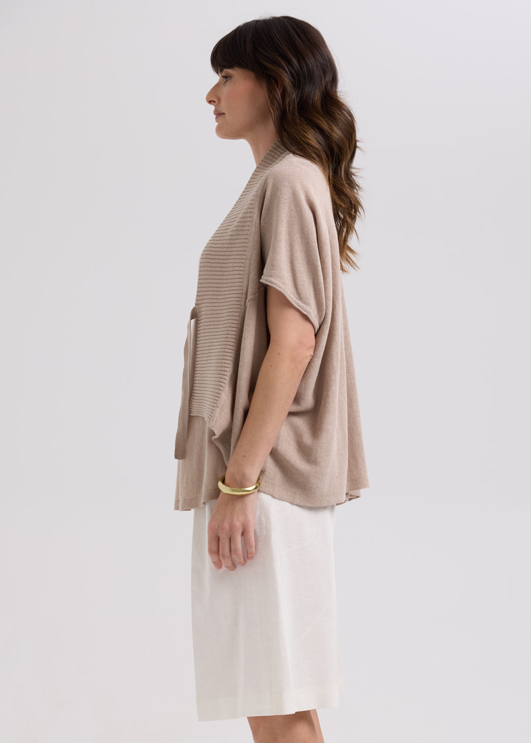 LD&Co Linen Tie Cardi