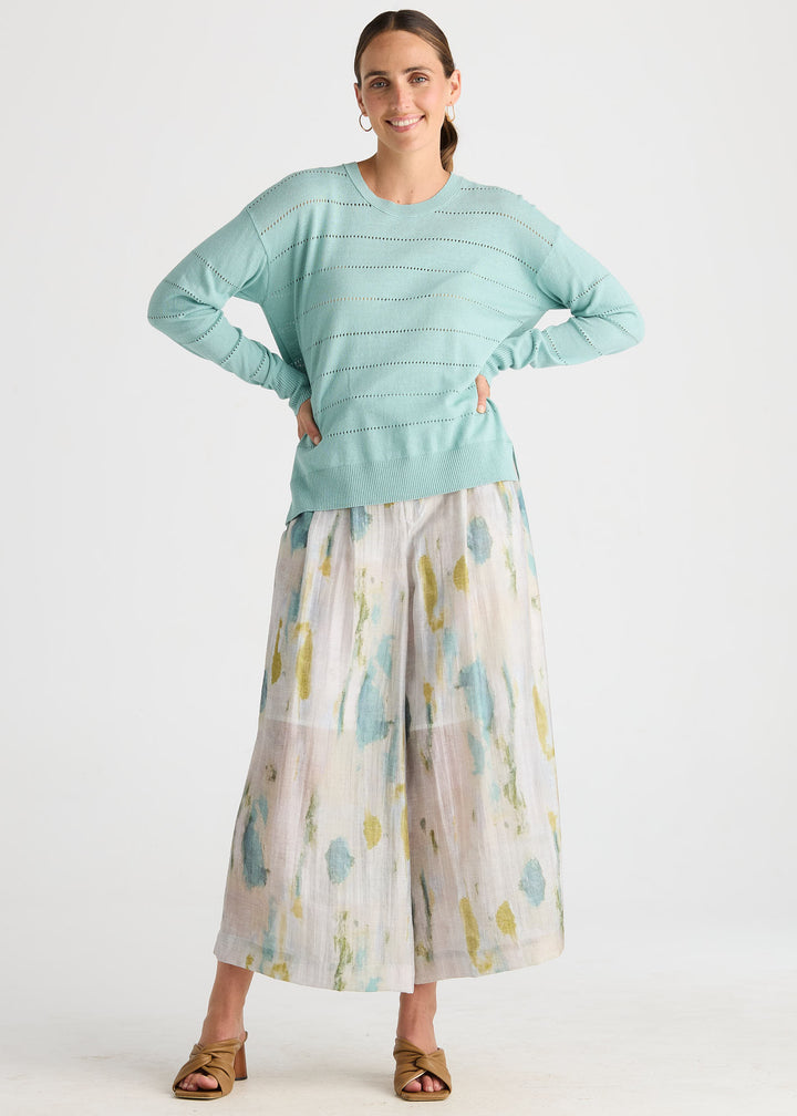 LD & Co Textured Linen Jumper