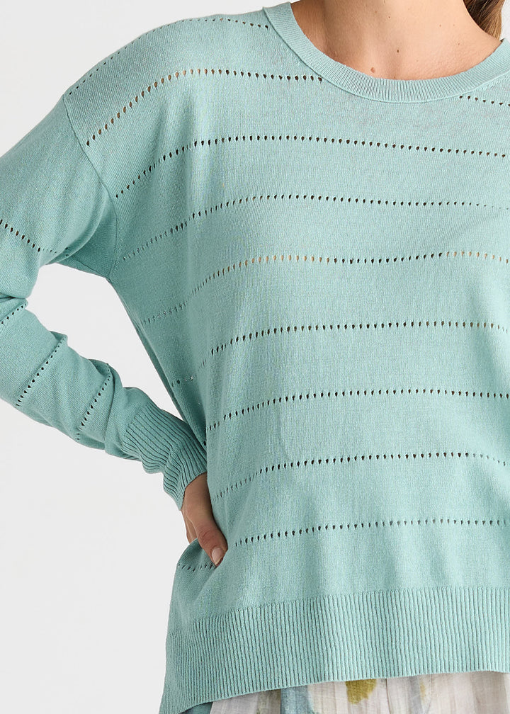 LD & Co Textured Linen Jumper